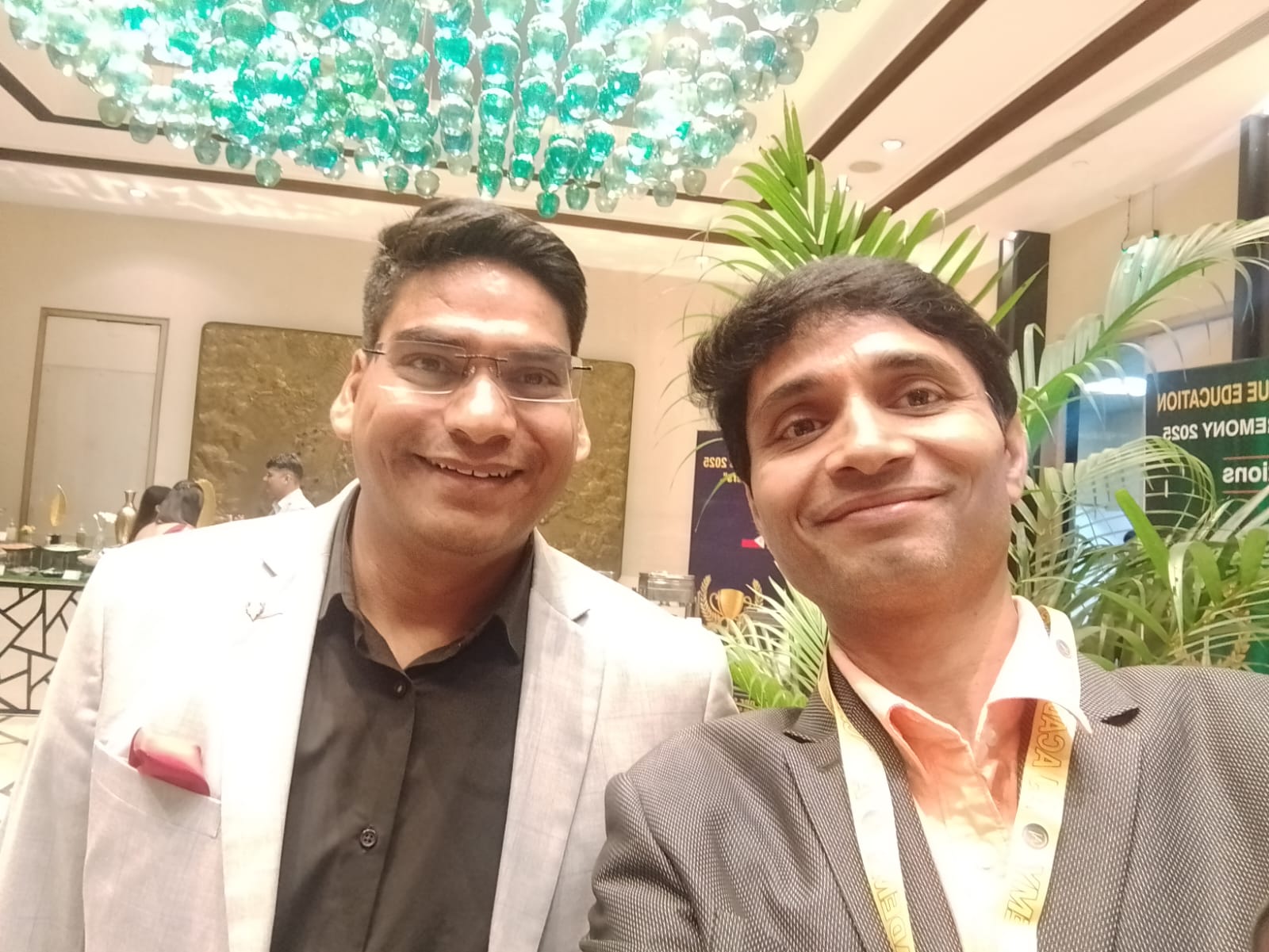 Avnish Pandey networking at Real Estate Education Ceremony 2025